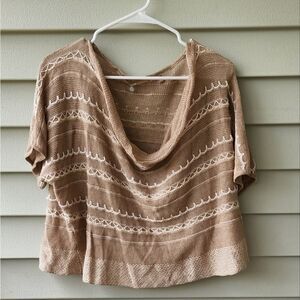 Knitted & knotted top size M